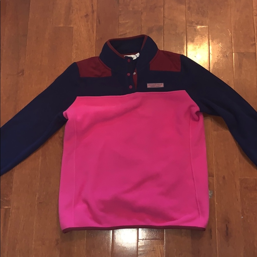 Vineyard vines button up fleece